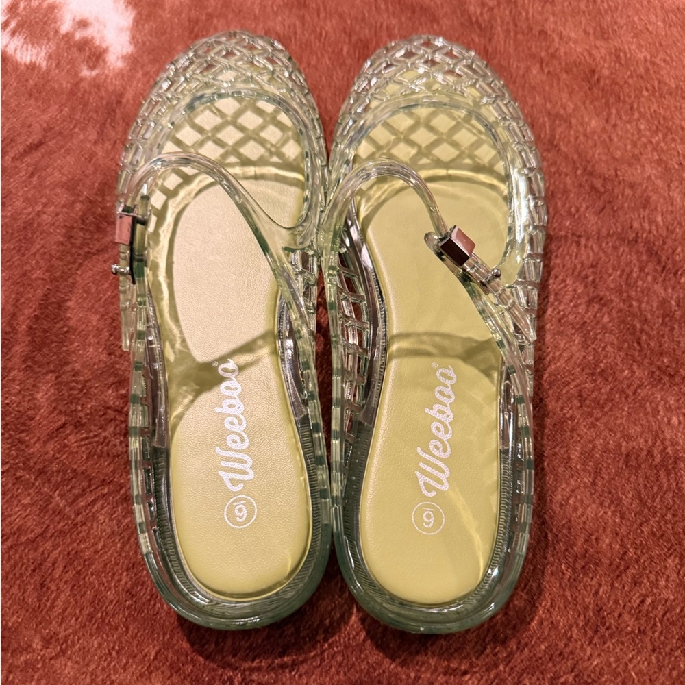 Jelly Mary Jane Flats - Picture 3 of 4